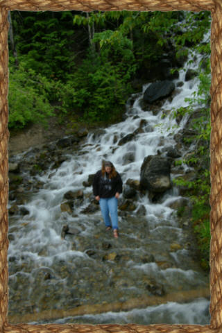 Becca up the Creek