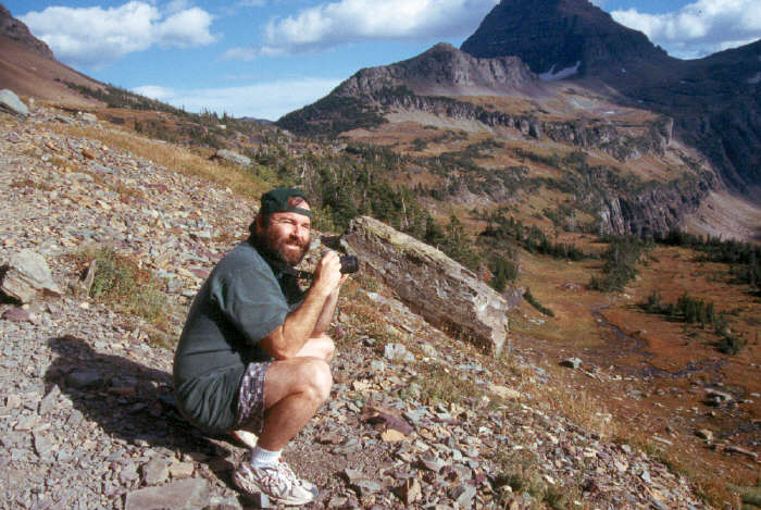 Steven at Logan Pass